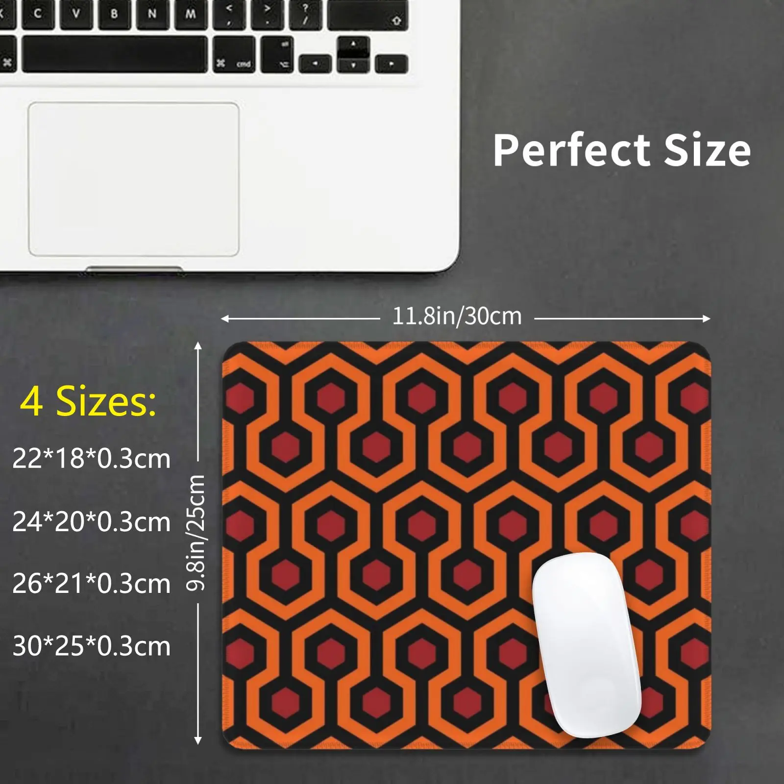 

Overlook Hotel From The Shining : Orange / Red Mouse Pad DIY Print Shining The Shining Overlook