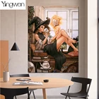 Алмазная живопись, наборы для вышивки крестиком, мультяшная ведьма 5D, сделай сам, полная квадратная круглая вышивка, украшение для дома, искусство, подарки ручной работы