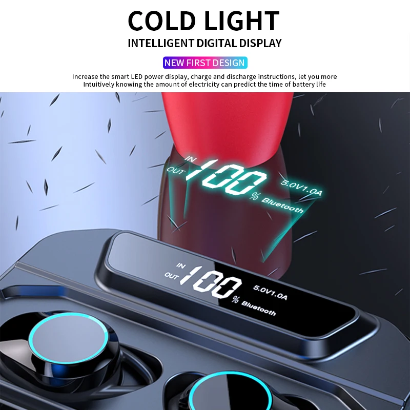 Новые наушники-вкладыши TWS с V5.0 Bluetooth стерео наушники Беспроводной IPX7