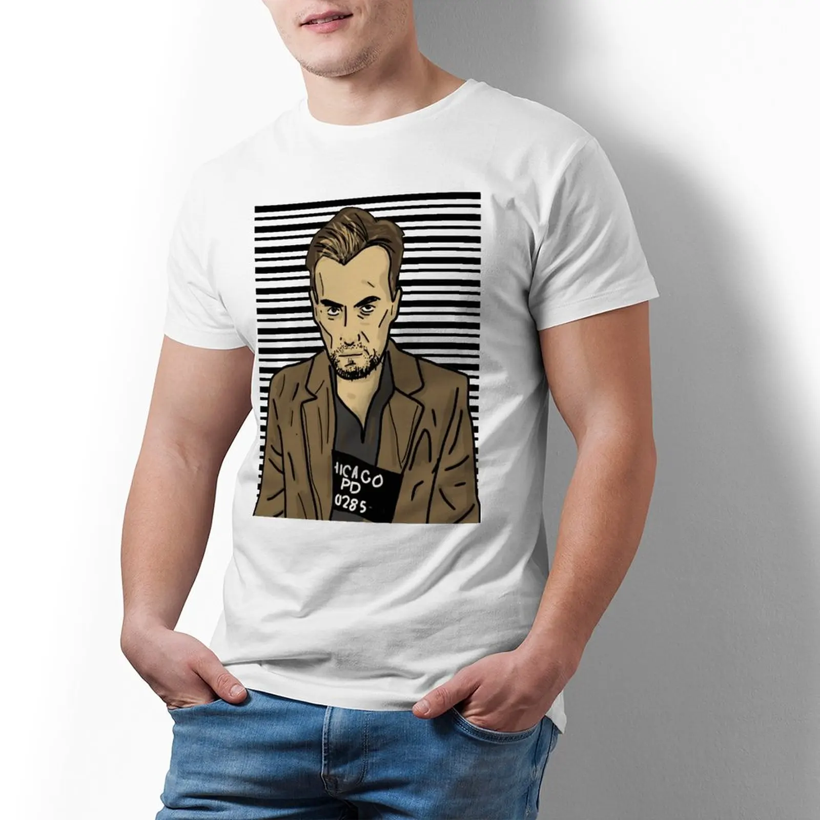 

Футболка мужская с принтом, короткий рукав, 100 хлопок, 5xl