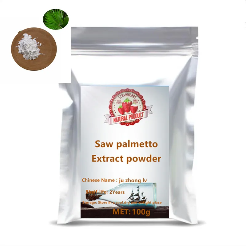 

Saw Palmetto powder extract tea oil Support Prostate Health,DHT Blocker Hair Loss Prevention serum can made capsules