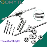 m3 m12 tap wrench adjustable ratchet screw tapping hand with positive and negative wrench metric ginch hand tools