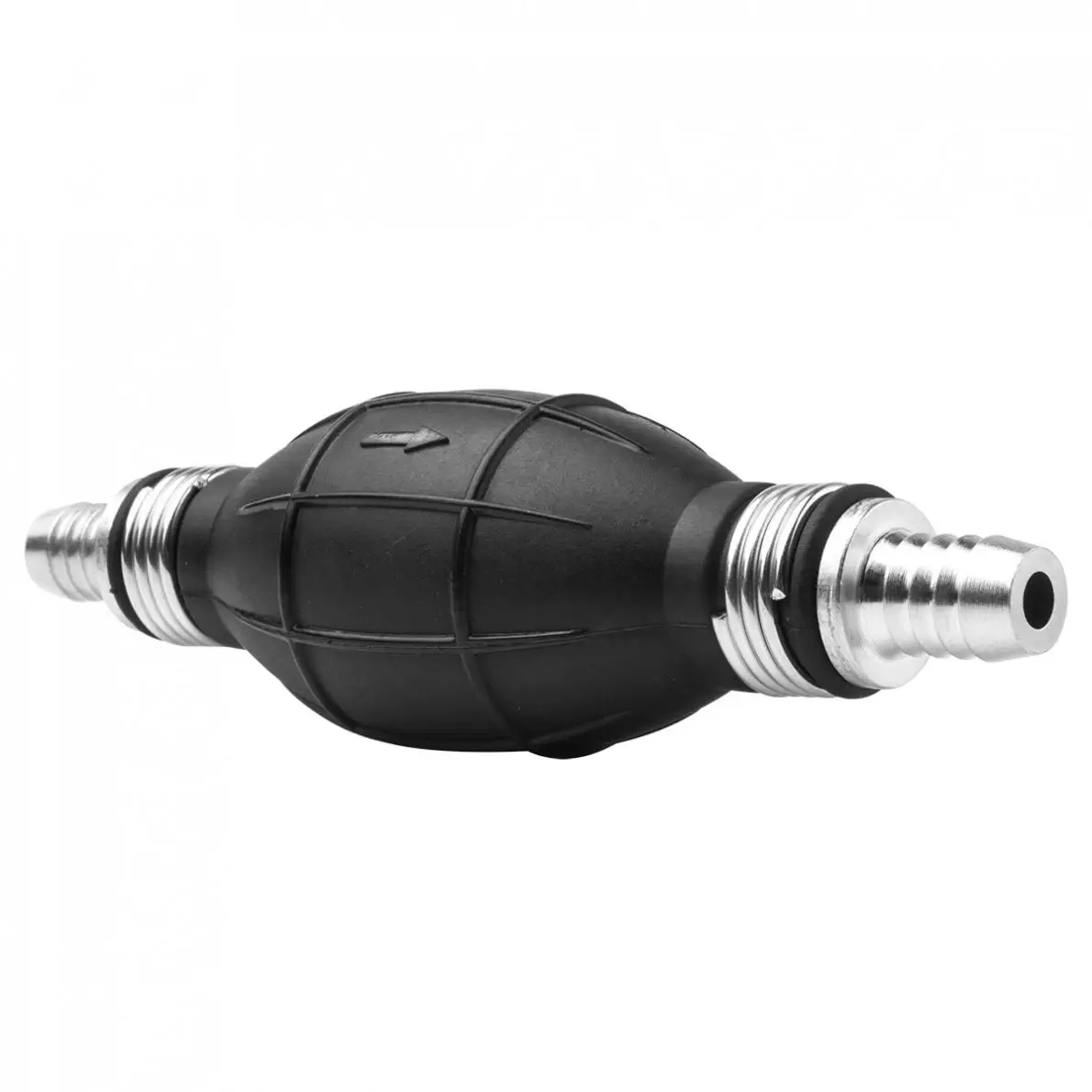 

1pcs Black Alloy + Rubber Durable 12mm Rubber Fuel Primer Pump Petrol Gasoline Low Pressure Fuel Systems