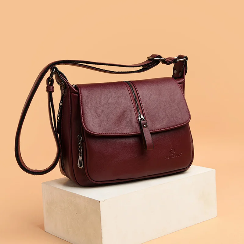 Новинка мягкая кожаная сумка мессенджер роскошные сумки женские дизайнерские