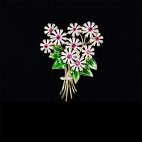 donia jewelry high end fashion temperament clothing enamel flowers micro inlaid aaa grade zircon brooch suit accessories coatpin