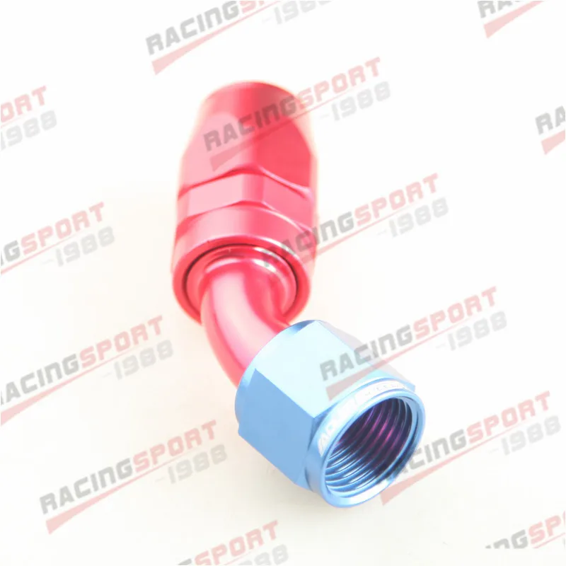-10 AN AN10 -10AN 45 DEGREE SWIVEL HOSE END FITTING ADAPTOR Aluminum | Автомобили и мотоциклы