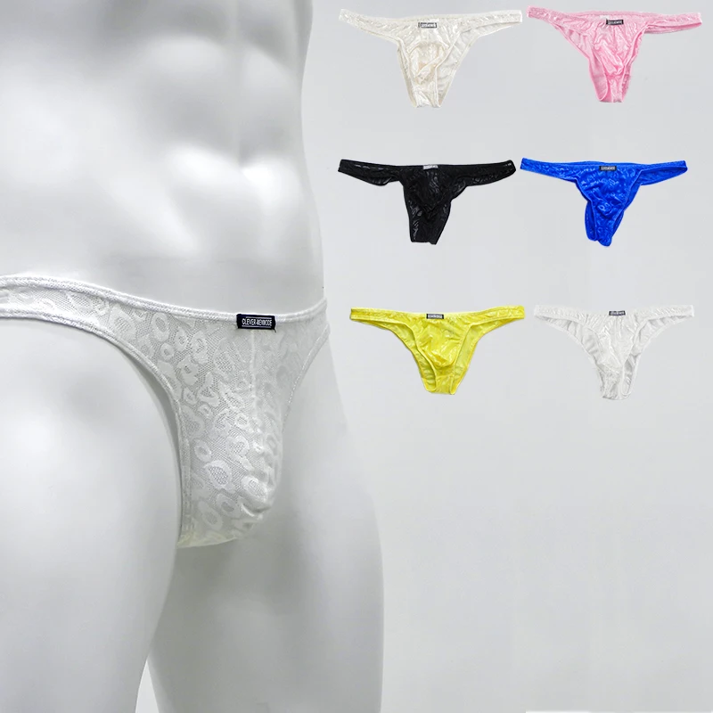 Кружевные прозрачные мужские стринги и G сексуальное мужское нижнее белье для