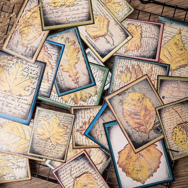 

24 шт., декоративные наклейки в виде кленового листа