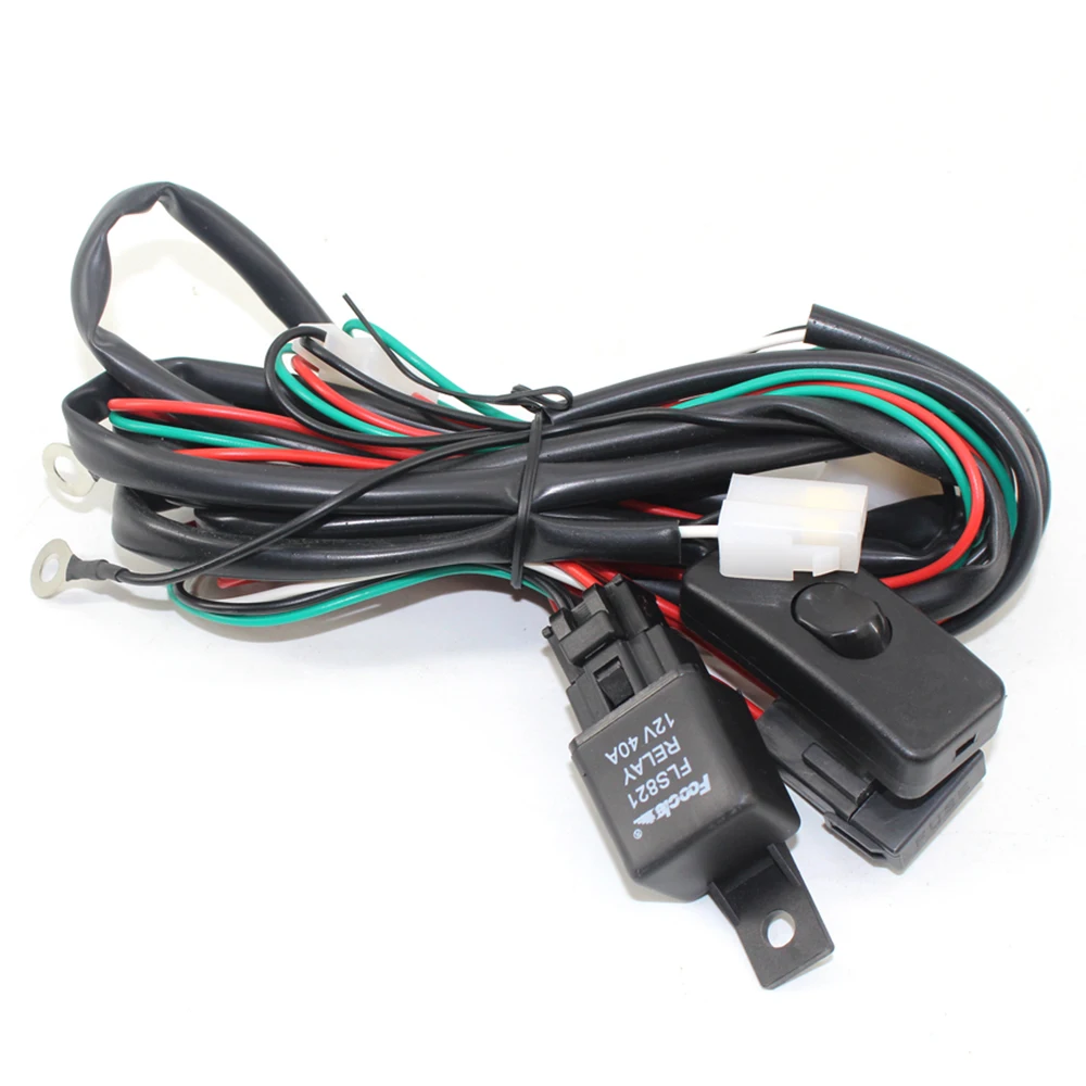 Противотуманные фары решетка переключатель ламп жгут проводов 2 Шт