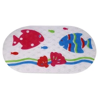 baby bathtub bath mat non slip for tub kids anti bacterialphthalate freelatex and machine washable cartoon pattern mats materi