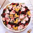 30 шт., декоративная заколка для волос с рисунком