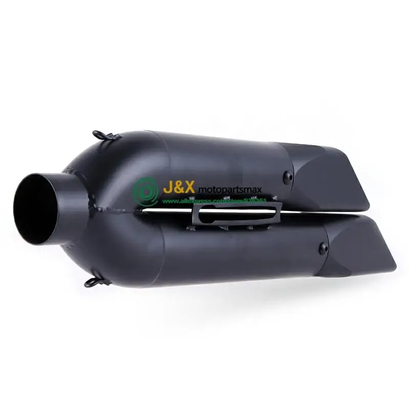 Универсальный глушитель выхлопной трубы мотоцикла с двойным отверстием Z800 ZX14R