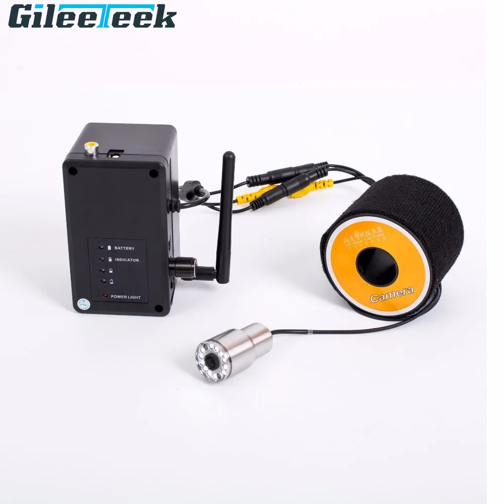 Купить WF13WSL 2,4G Wifi Беспроводная HD-видеокамера подводная камера для фотосъемки рыбопоисковый монитор IP68 водонепроницаемый