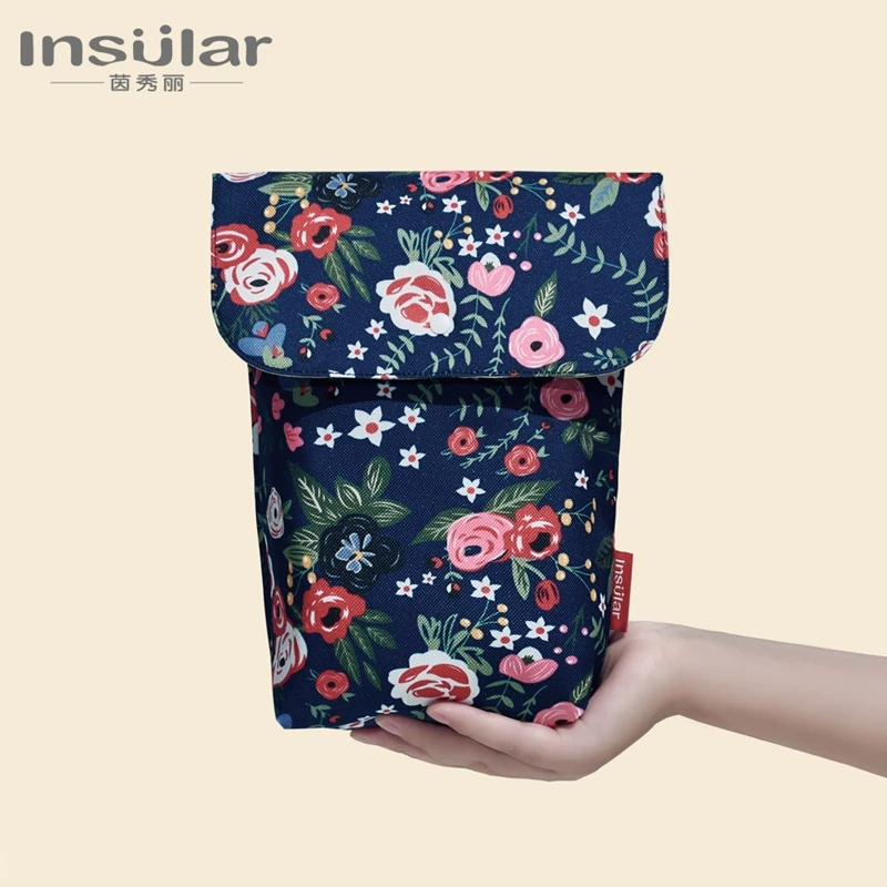 

Insular Multifunctional Baby Diaper Bags Cartoon Reusable Fashion Waterproof Diaper Organizer Portable Big Capacity Mummy Bag