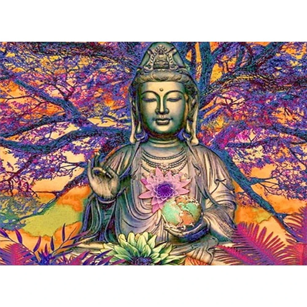 

Набор для вышивки «сделай сам» региона Zen, 11CT набор для рукоделия, холст с принтом, хлопковая нить, украшение для дома, оптовая продажа