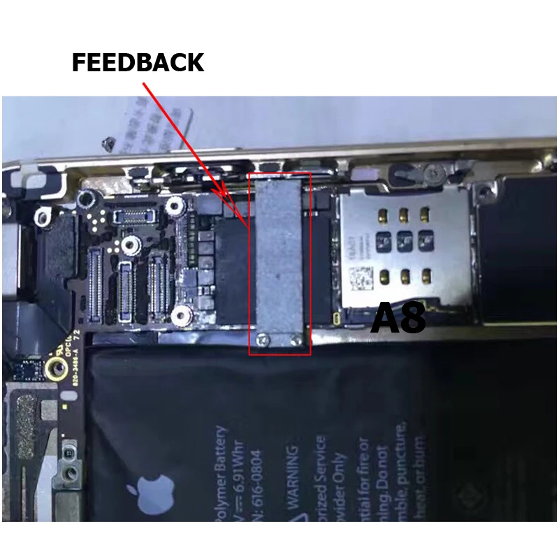 Фиксированная рамка для процессора Wylie A8 A9 неполный сварной шов Iphone 6 6p 6s 6sp