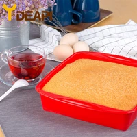 ydeapi food grade non stick square silicone cake mold cake pan baking pans mould bread mold bakeware diy cake tools
