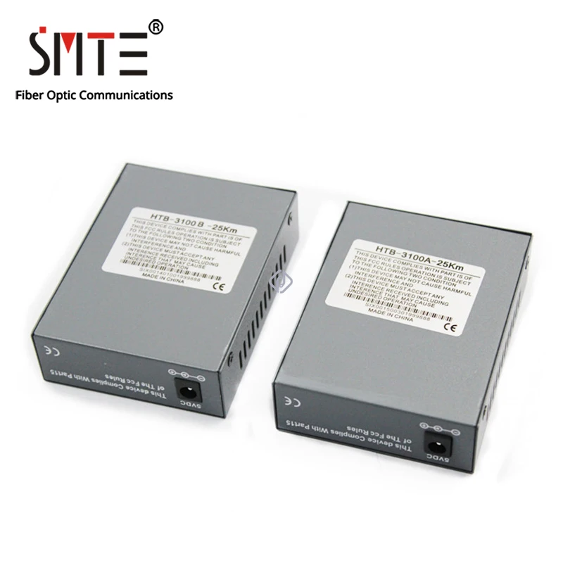 Оптический волоконный преобразователь NetLink HTB-3100 Media Converter 25km SC 10/100M A side 1310nm B 1550nm |