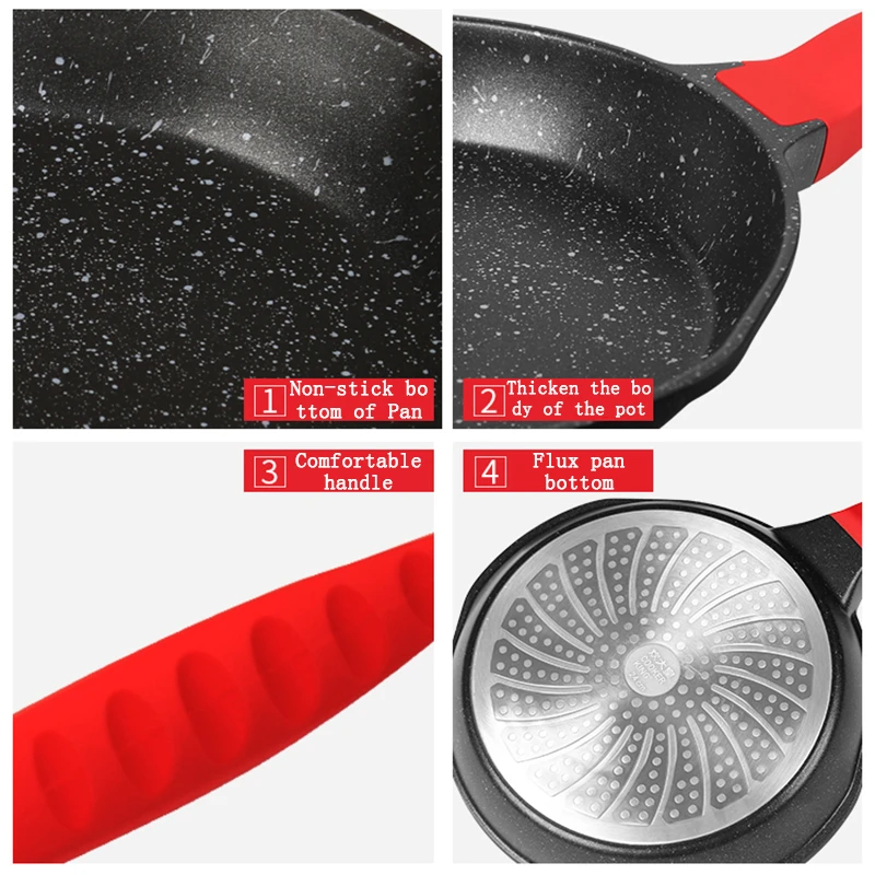 Высококачественная сковорода для стейка медицинская каменная антипригарная