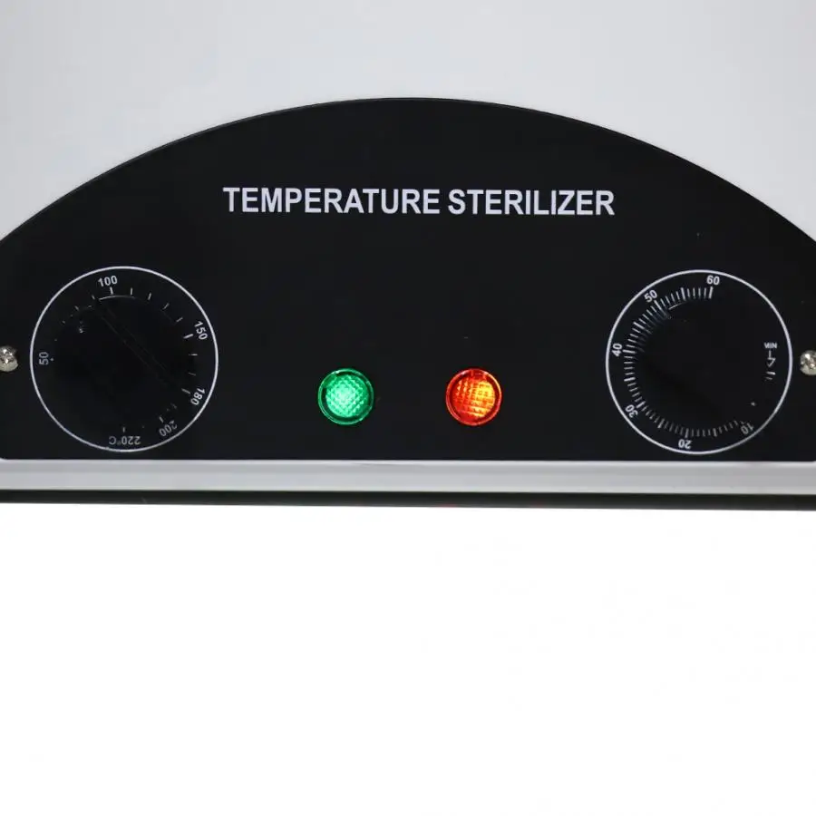 

Quality High Temperature Nail Art Tool Sterilizer Manicure Disinfection Cabinet EU Plug Nail Art Equipment Sterilizer