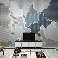 papel de parede 3d stereo modern abstract graphic geometric lines mural wallpaper for wall living room wall home decor poster