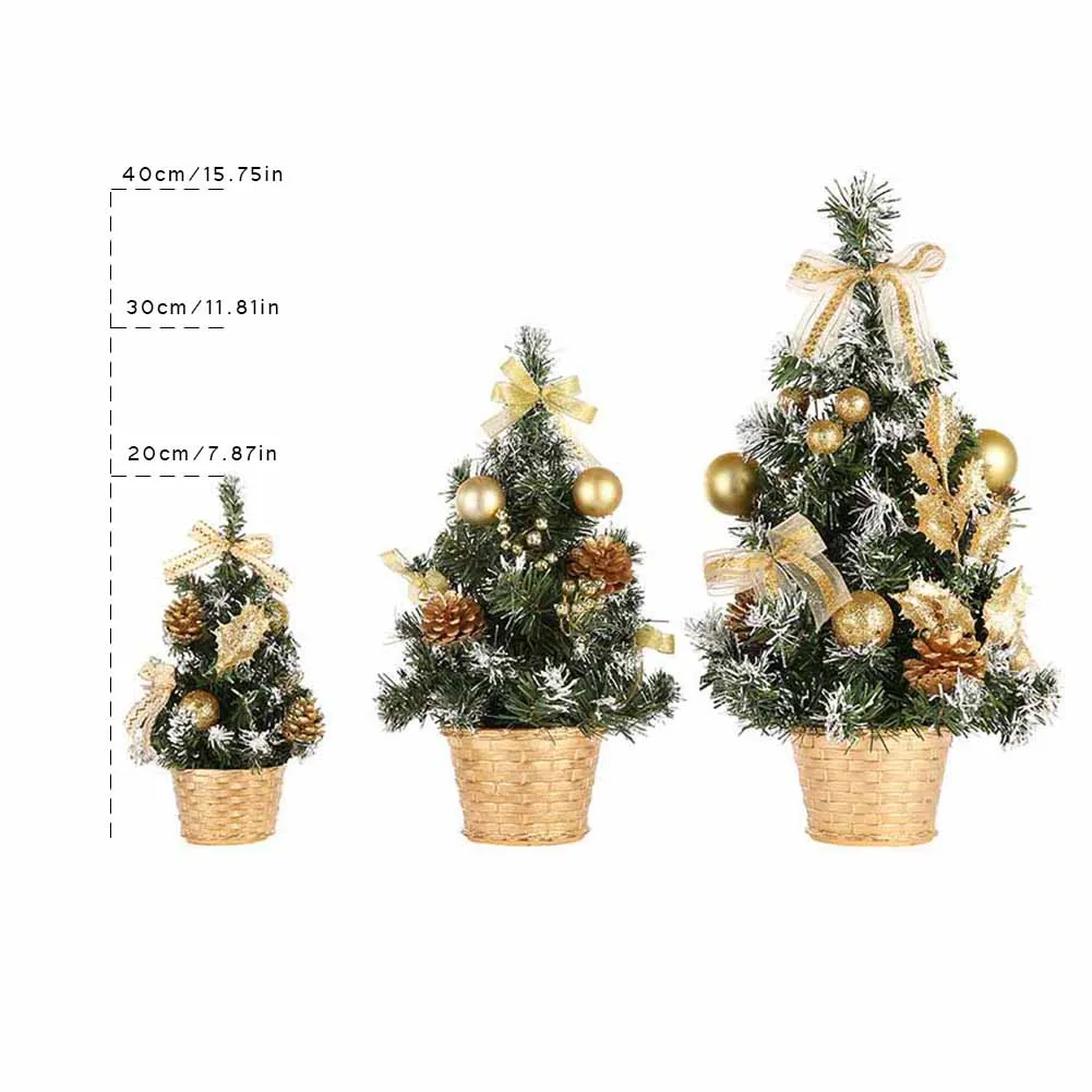 2019 Рождественская елка Новогоднее украшение для стола искусственная Мини