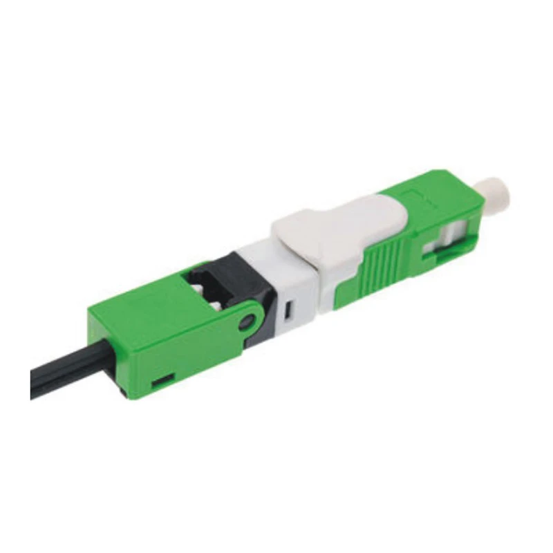 100 шт. FTTH SC APC оптический быстроразъемный коннектор волоконно встраиваемого типа