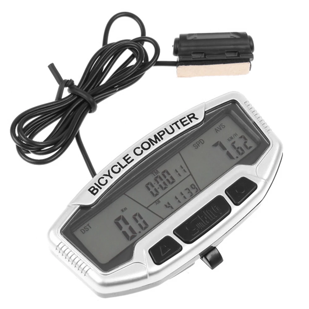

Sunding Bike Computer Waterproof Bike Bicycle Digital LCD Computer Odometer Speedometer Velometer Auto Backlight 27 Functions