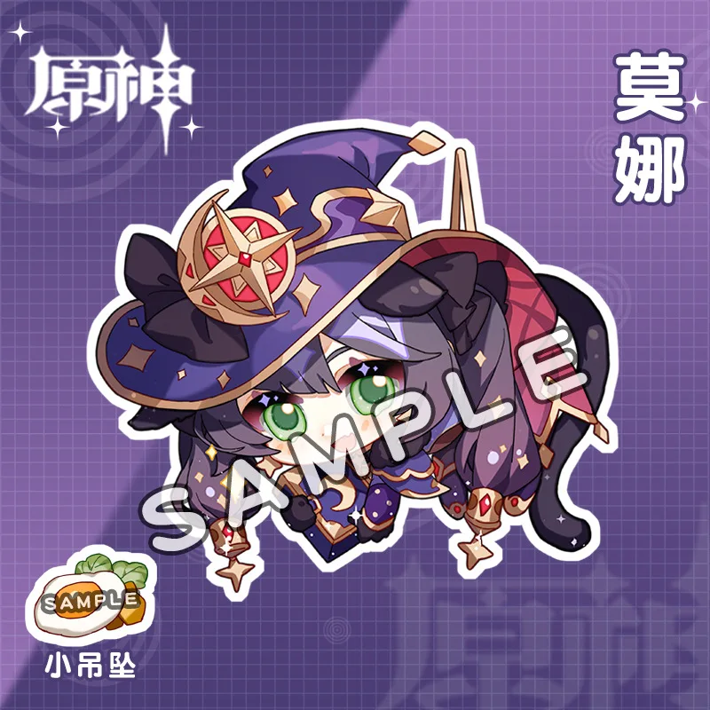 

Anime Genshin Impact Fashion Key Chains Acrylic Key Chain Cute Lei Ze Figure Keyring Child Accessory Student Backpack Keychain