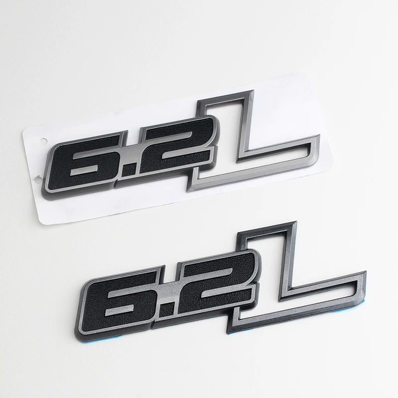 

Wholesale 10 PCS Titanium Black 6.2 6.2L for RAPTOR F150 FRONT FENDER Emblem Decal Badge Car Stickers Car Accessories