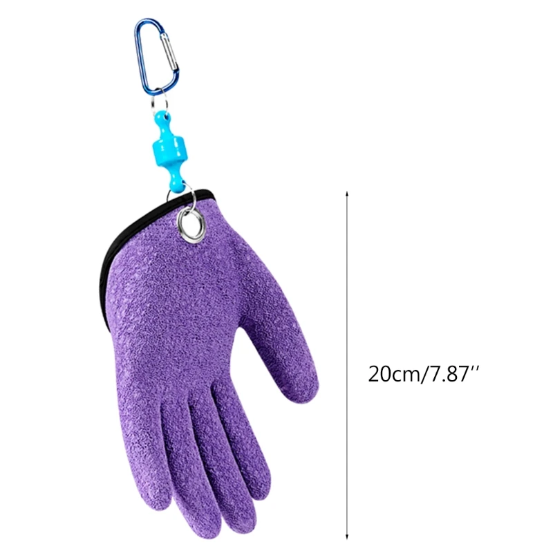 

Resistant Anti-slip With Hook 1 PC Fishing Glove With Magnet Release Fisherman Professional Catch Fish Glove Cut Puncture