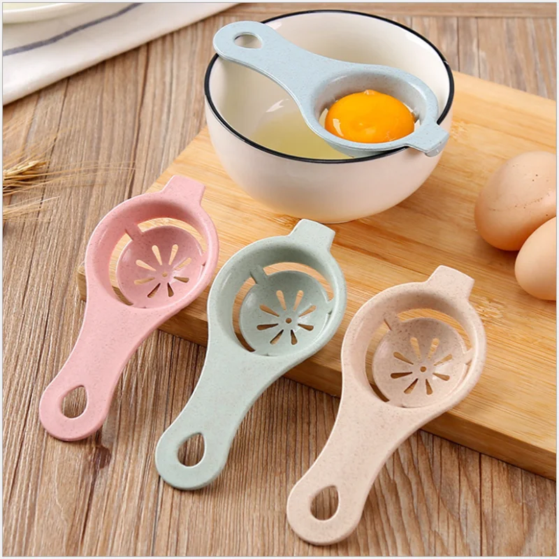 

1Pcs Kitchen Accessories Mutfak Aksesuarlari Plastic Egg Separator White Yolk Sifting Home Kitchen Gadgets Cooking Kitchen Tools