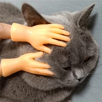 adult kid novelty toys funny finger fidget small luminous hand palm tease cat pet gags joke party halloween cosplay props