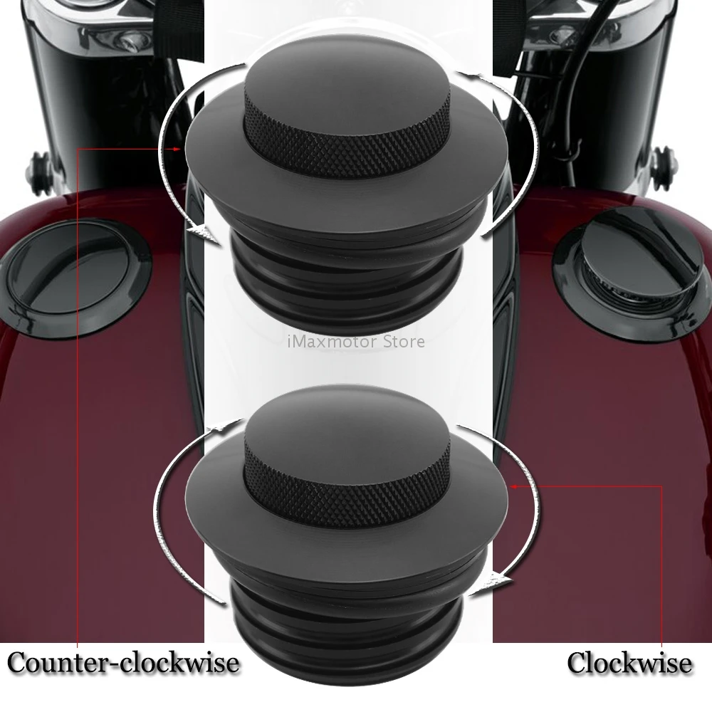 Крышка для топливного бака мотоцикла выдвижная Harley R &amp L боковая большая двойная