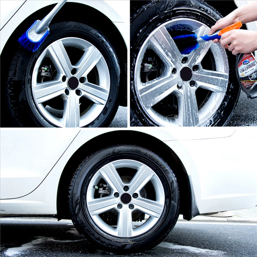 

Multi-Functional Car Washing Tool With 3 Sizes Car Wheel Brush Car wash Tyre Cleaning Brush Car dust