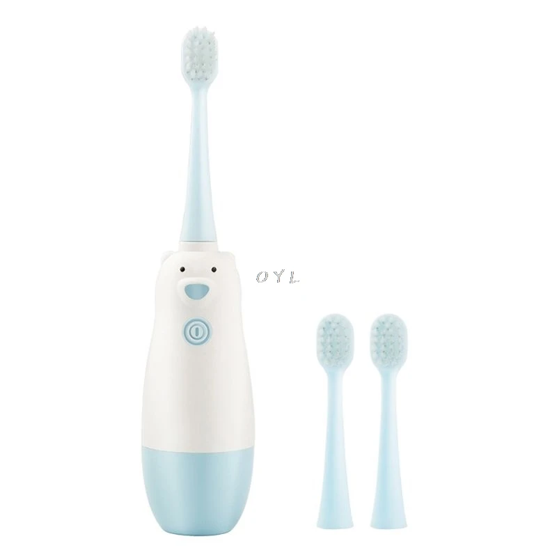 Xiaomi Youpin Cute bear Детская электрическая зубная щетка звуковая волна чистый зуб десны щетка головка батарея Замена водонепроницаемый