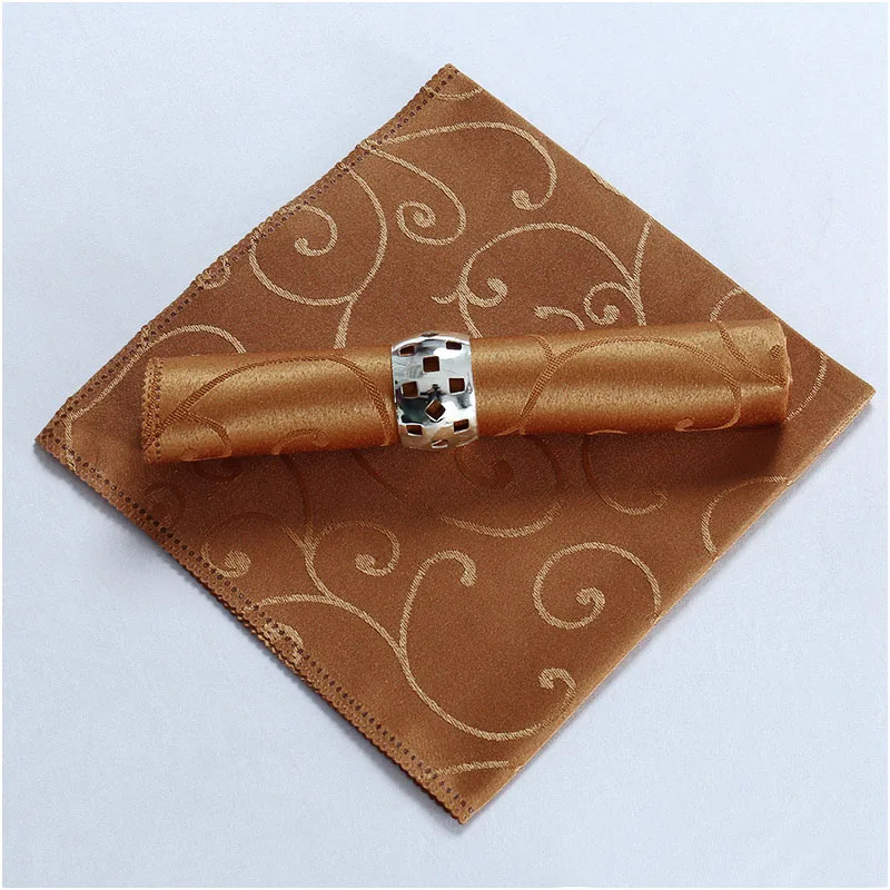 Модные столовые салфетки льняной носовой платок из полиэстера вечерние