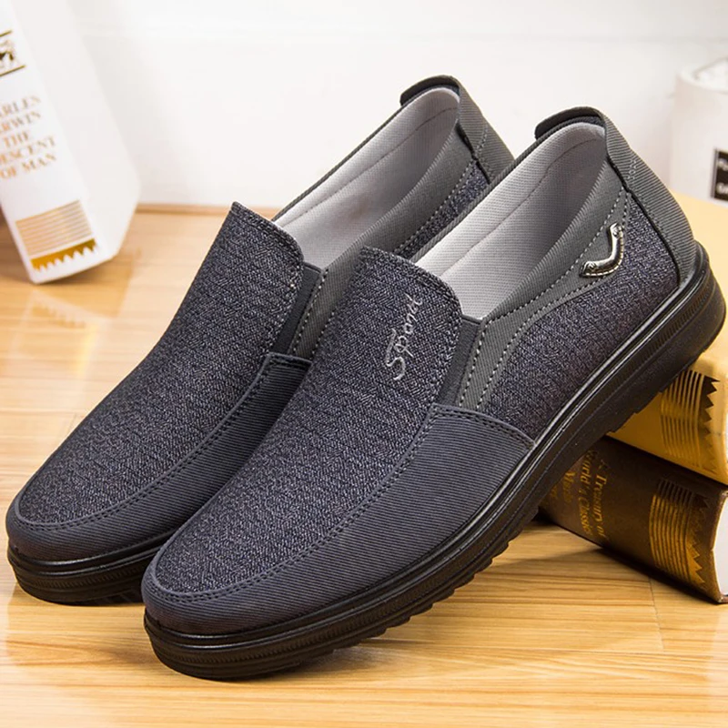 

2021 Canvas Shoes Men Summer Classic Loafers Men Casual Shoes Breathable Walking Flat Men Shoes Zapatos Sneakers Plus Size