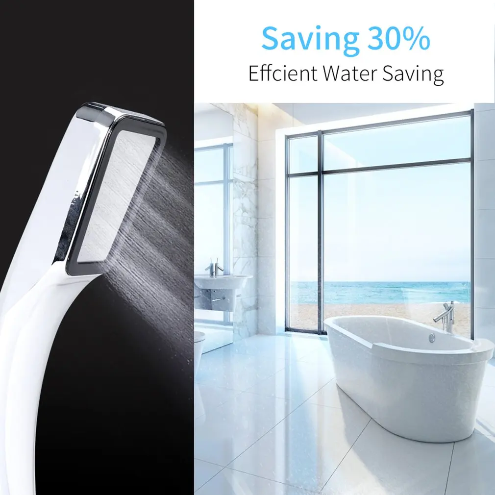 

300-hole high-pressure ABS shower kit with retainer and water-saving shower with bracket and hose shower kit