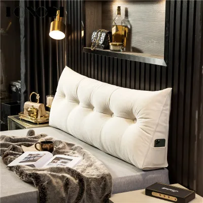 TONGDI домашняя мягкая большая подушка задняя длинная замшевая эластичная спинка