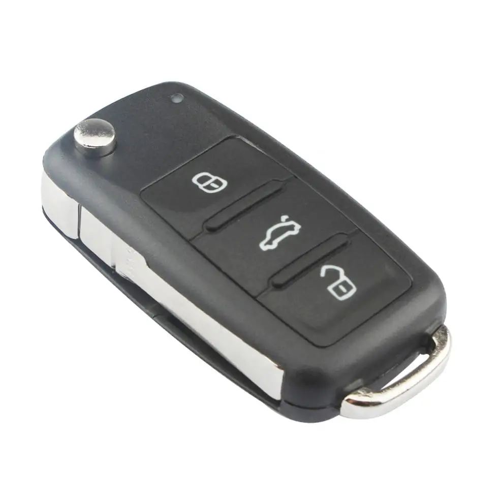 Черный корпус ключа дистанционного управления с 3 кнопками для Volkswagen B5|chip car key|chips
