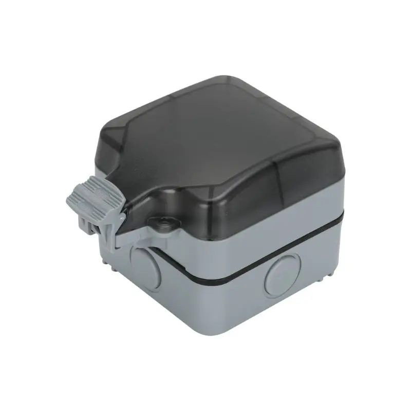 

EU Standard Waterproof Wall Socket Outdoor Grounded Weathered Electrical Outlet