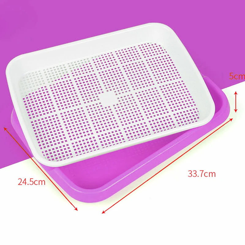 Новый семя Sprouter лоток двухслойная беспочвенная культура бобы гидропонный