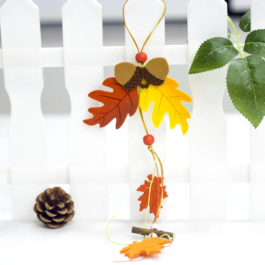 Вечерние подарки рождественские украшения для дома листья ежика украшение на