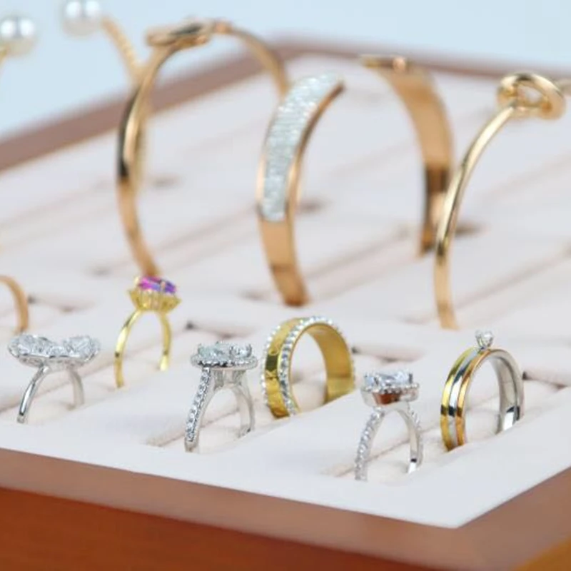 

Jewelry Tray Ring Earrings Display Tray Pendant Jewelry Display Box Stall Display Stand Necklace Storage Tray