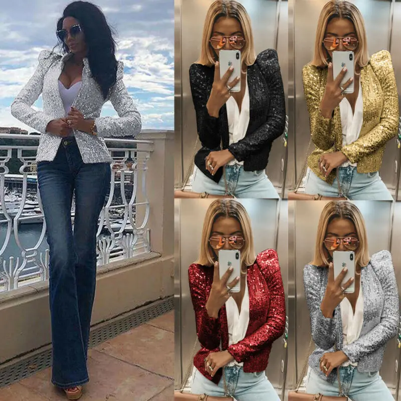 

Jackets For Women 2020 Fashion Women's Blazer Long Sleeve Short Coat Button Coat Slim Office Lady Jacket Tops Blazer Feminino