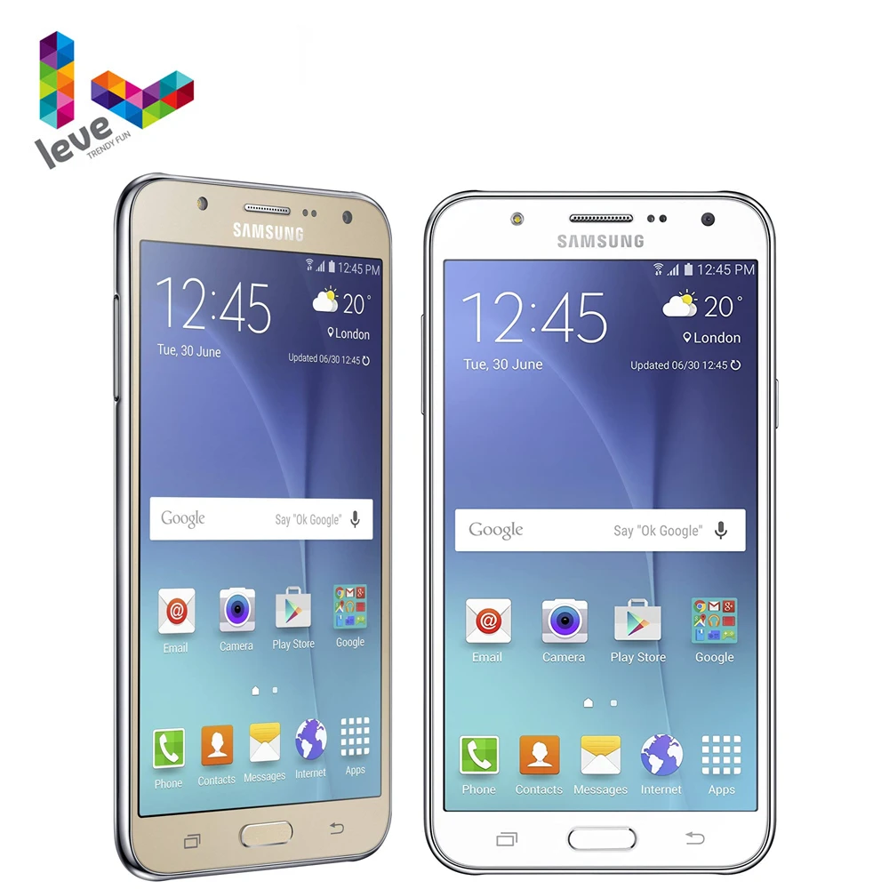 Оригинальный разблокированный Samsung Galaxy J7 SM J700F Dual SIM мобильный телефон 1 5 Гб