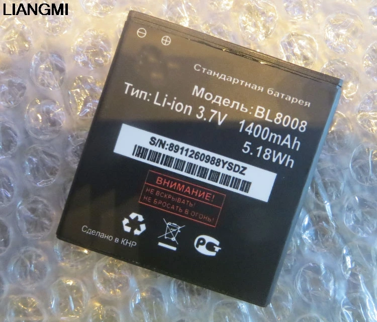 Новый 3 7 V 1400mAh BL8008 мобильный сотовый телефон литиевая батарея для Fly FS401 Stratus 1 с