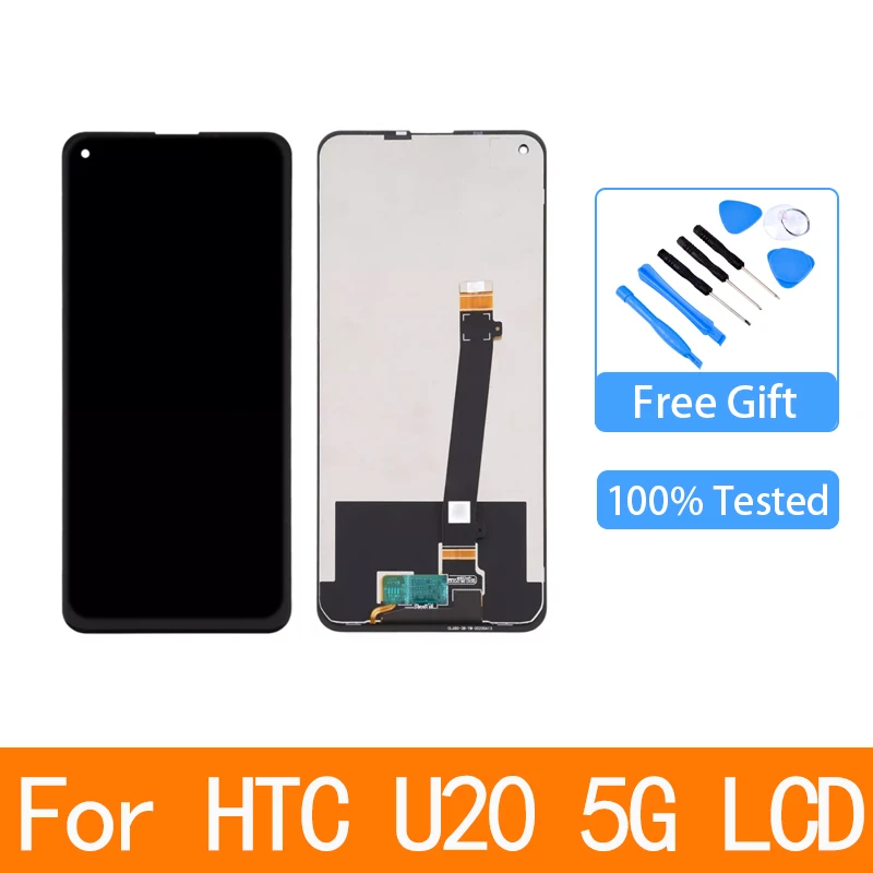 

For 6.8" HTC U20 5G LCD Screen Display+Touch Panel Digitizer For HTC U20 5G Assembly Replacement LCD Display