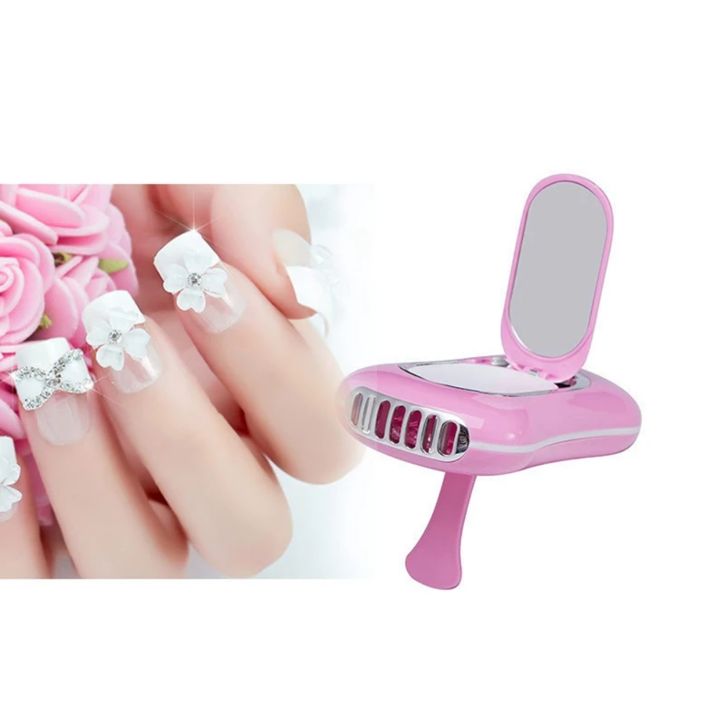 Макияж USB мини веер ресницы воздушный клей быстро сухие расширение тушь